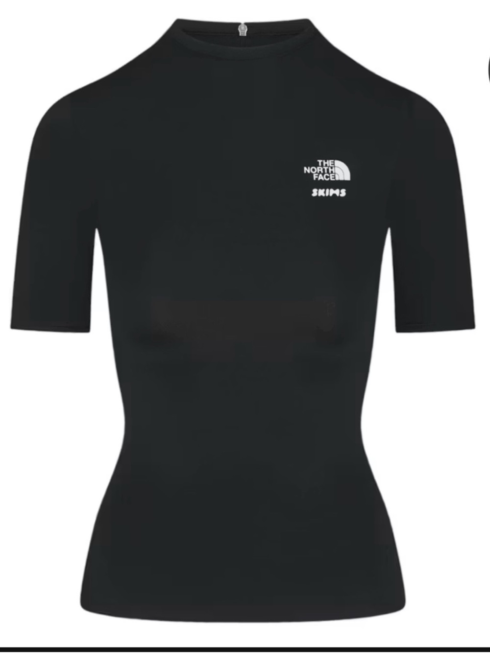 SKIMS Black Short-Sleeve Logo Tee